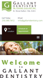 Mobile Screenshot of gallantdentistry.com